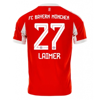 Billige Fotballdrakt Bayern Munich Konrad Laimer #27 Replika Hjemmedrakt 2025-26 Kortermet